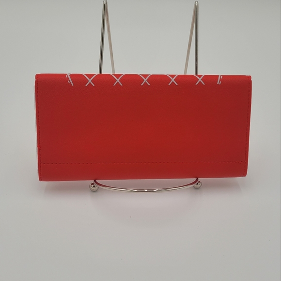 Womens foldover Leather Wallet - Picture 3 of 3